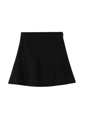 Cashmere Cotton Blend Skirt