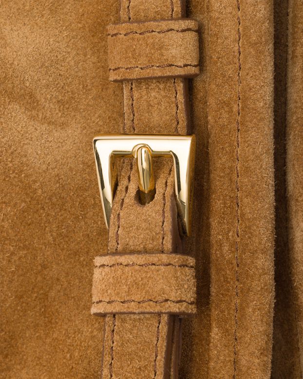 Prada Bonnie small suede shoulder bag, , hi-res