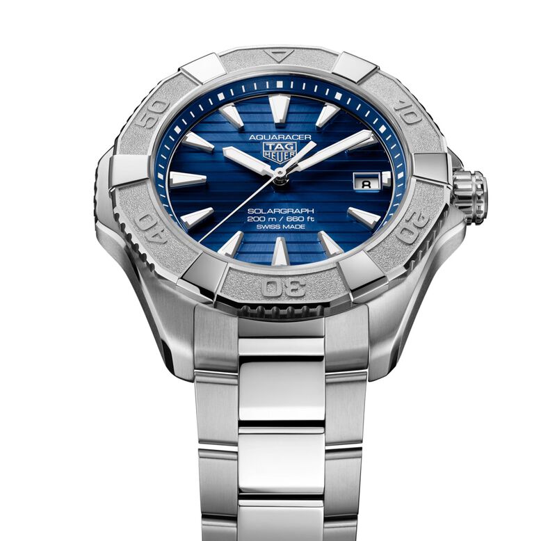 Aquaracer Professional 200 Solargraph 40mm Mens Watch Blue, , hi-res