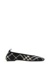 Check Knit Baby Ballerinas