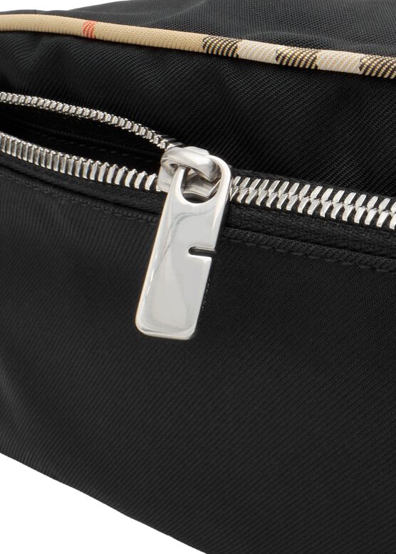 Large Check Trim Travel Pouch, , hi-res