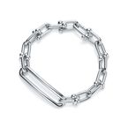 Tiffany HardWear Elongated Link Bracelet in Sterling Silver - Size Medium
