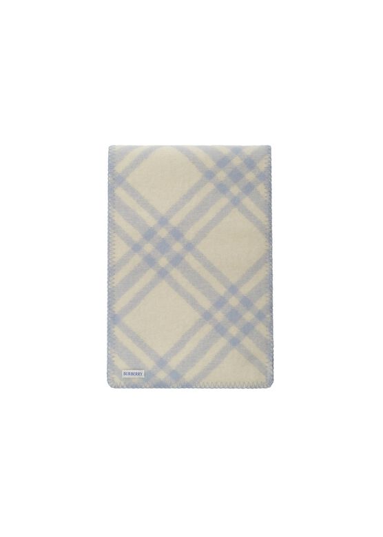 Check Wool Scarf, , hi-res