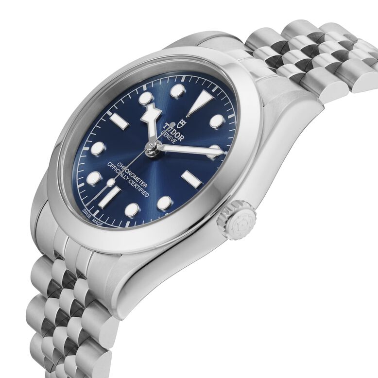 Black Bay One 39 Manufacture Calibre MT5602 (COSC) 39mm Steel Case Steel Bracelet, , hi-res