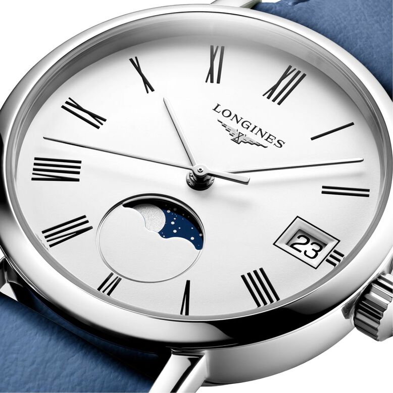 Elegant Collection 30mm Ladies Watch Blue Strap, , hi-res