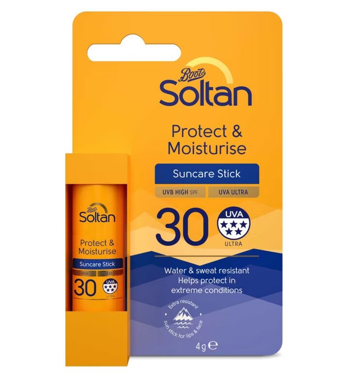Soltan Protect &amp; Moisture Suncare Stick SPF30 4g, , hi-res
