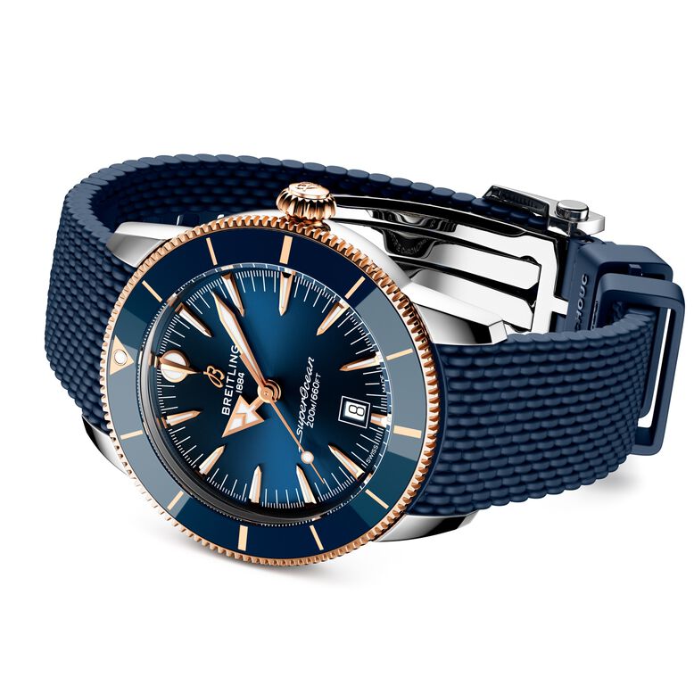 Superocean Heritage B31 Automatic 44mm Mens Watch Blue Rubber, , hi-res