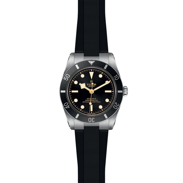 Black Bay 54 Manufacture Calibre MT5400 &#40;COSC&#41; 37mm Steel Case Black Rubber Strap, , hi-res