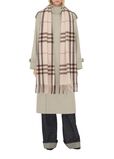 Wide Check Cashmere Scarf, , hi-res