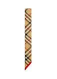 Skinny Check Silk Scarf, , hi-res