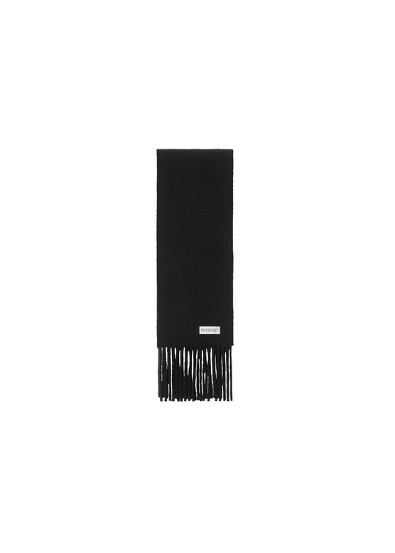 Check Label Cashmere Scarf, , hi-res
