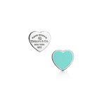 Return to Tiffany™ Earrings in Silver with Tiffany Blue® and a Diamond, Mini,  Return to Tiffany™ Earrings in Silver with Tiffany Blue® and a Diamond, Mini