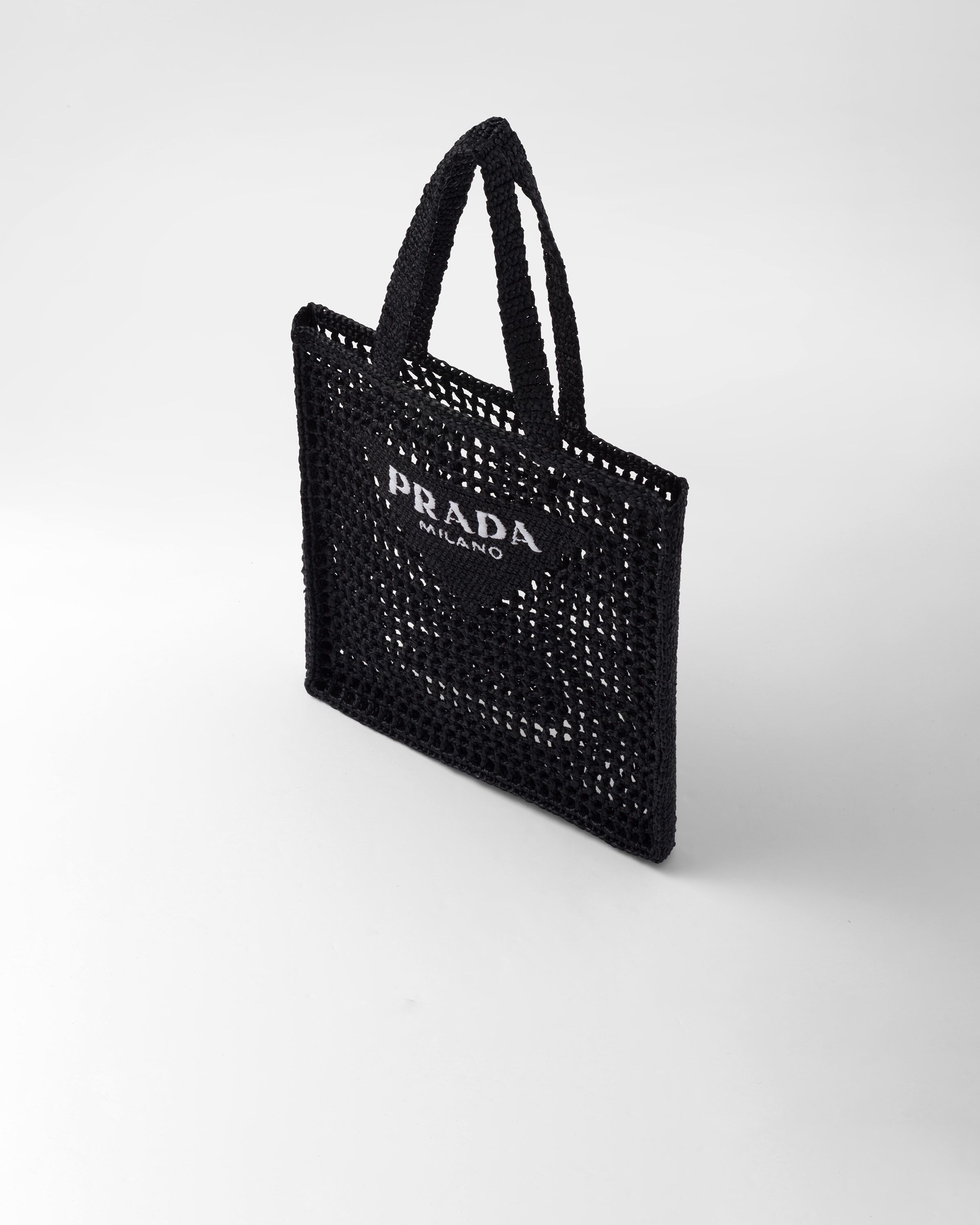 Prada Crochet tote bag with logo Tote | Heathrow Reserve