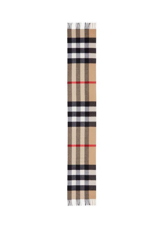 Check Cashmere Scarf, , hi-res