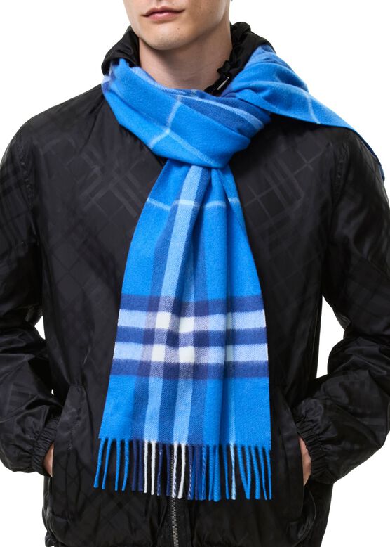 Check Cashmere Scarf, , hi-res