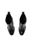 Leather Pillar Ankle Boots, , hi-res