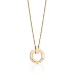 Tiffany T T1 circle pendant in 18k gold with diamonds, , hi-res