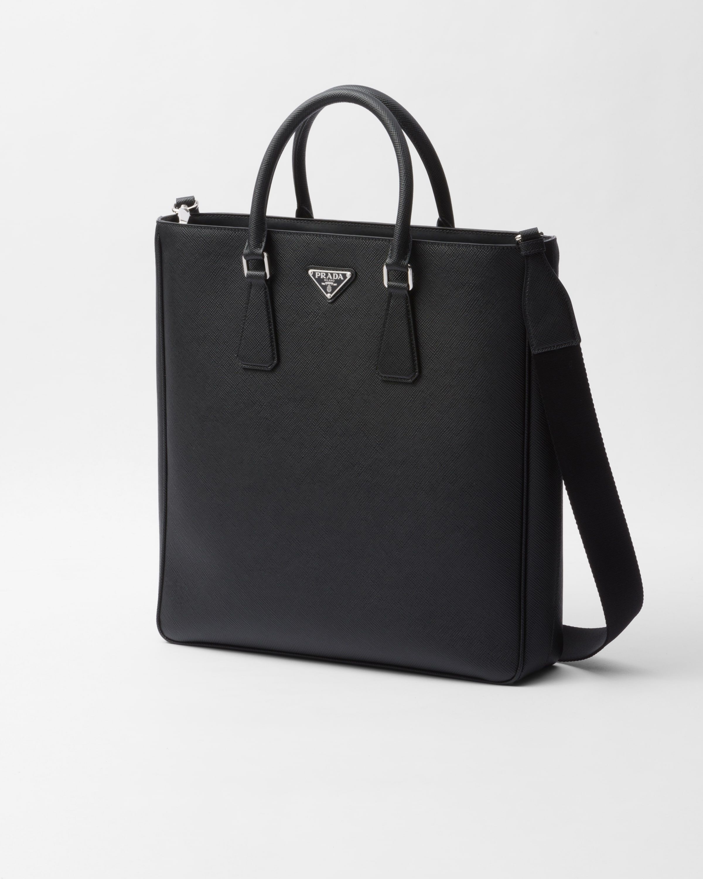 Prada tote bag leather outlet
