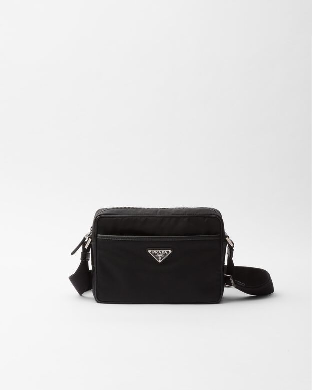 Re-Nylon and Saffiano shoulder bag, , hi-res