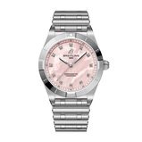 Chronomat 28mm Ladies Watch Pink Mother Of Pearl, , hi-res