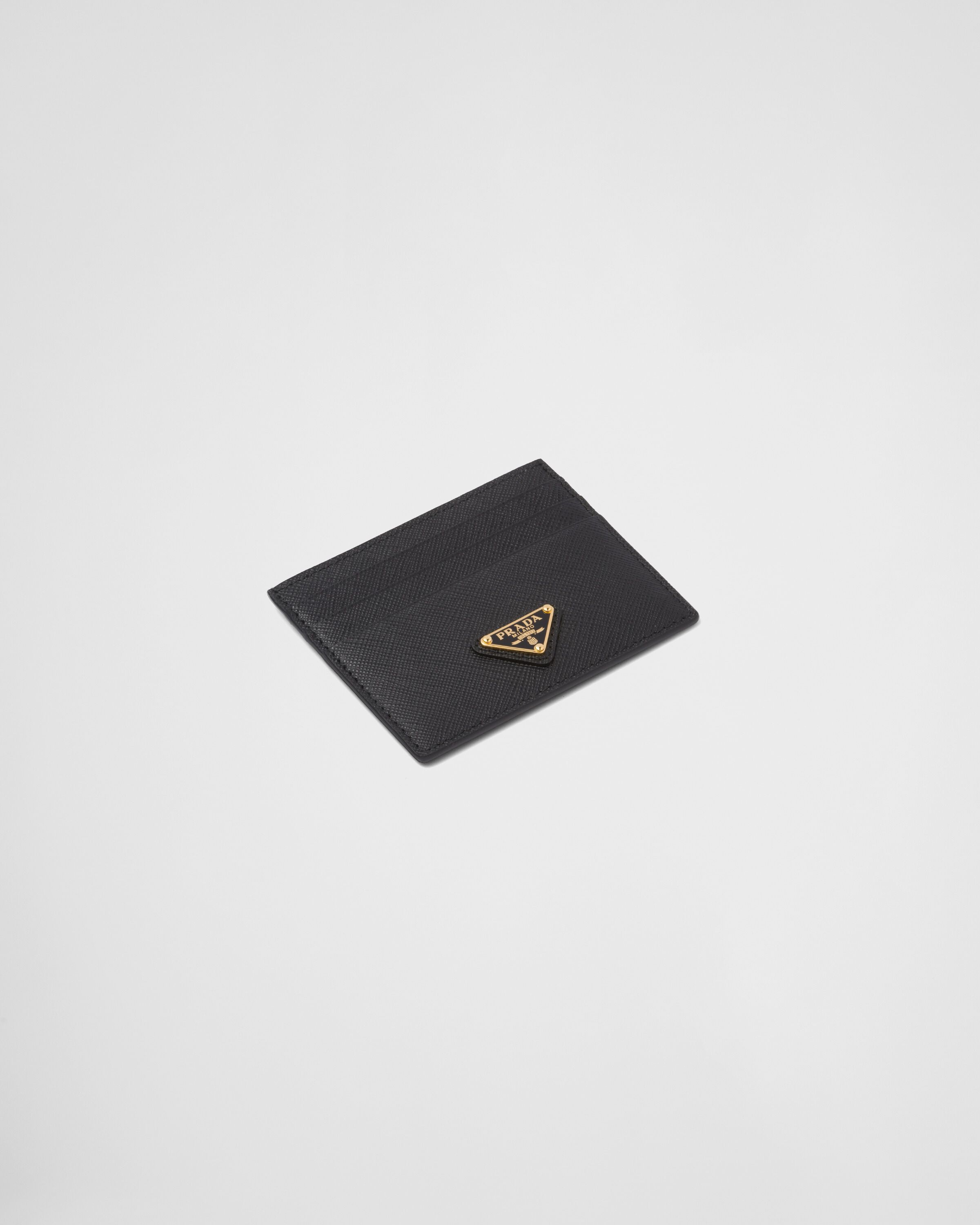 Prada Saffiano Leather Card Holder Purses Pouches Heathrow Reserve Collect