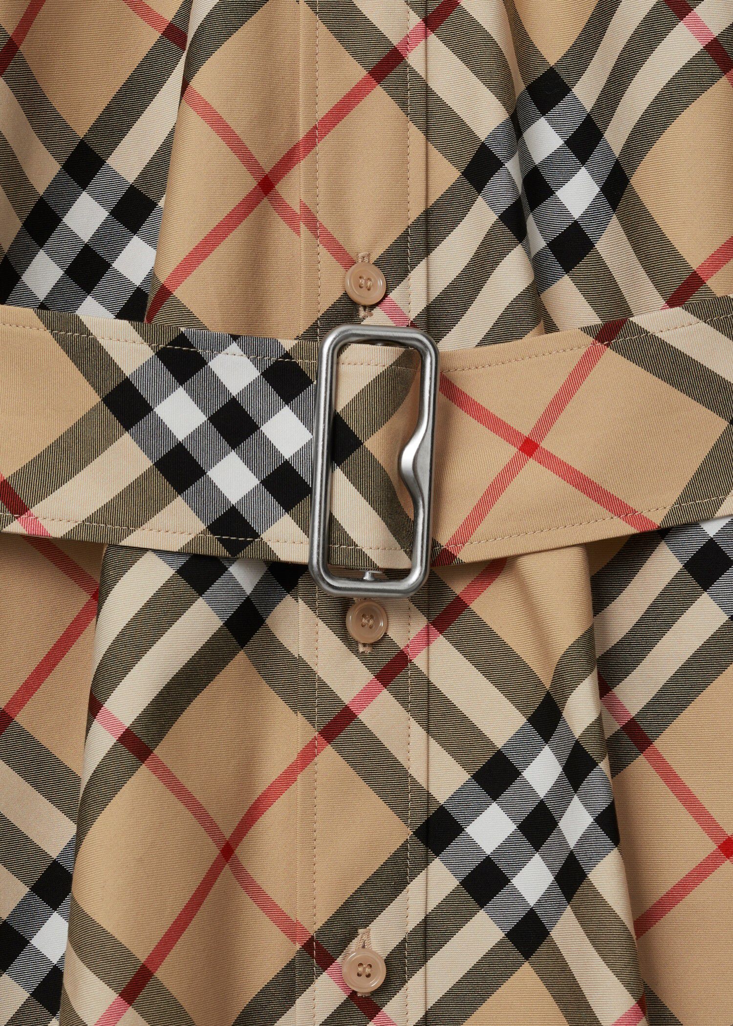 Burberry Check Cotton Shirt Dress Dresses & Skirts