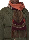 Etched Knight Cashmere Scarf, , hi-res