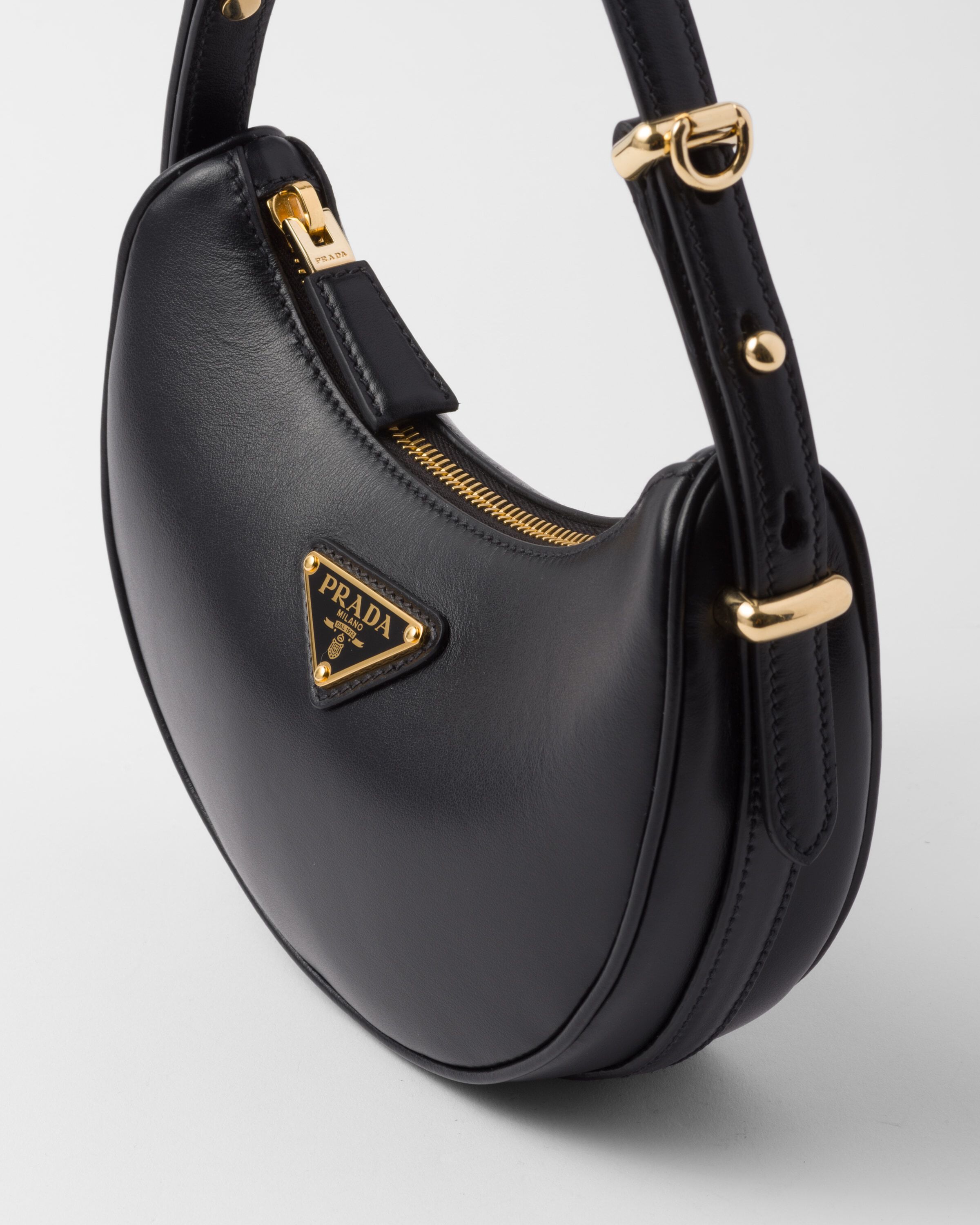 Prada Arqué leather mini shoulder bag