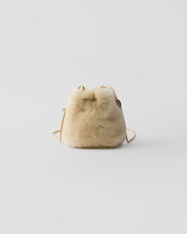 Sheepskin mini pouch, , hi-res