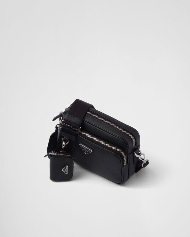 Saffiano leather shoulder bag, , hi-res
