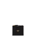 Small Saffiano and smooth leather wallet