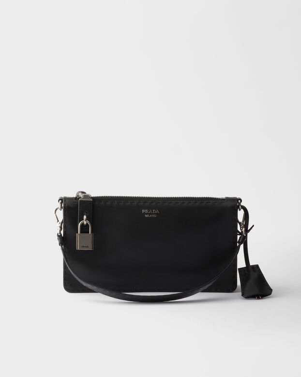 Nappa leather pouch, , hi-res