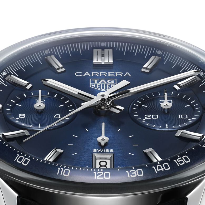 Carrera Chronograph 39mm Mens Watch Blue, , hi-res