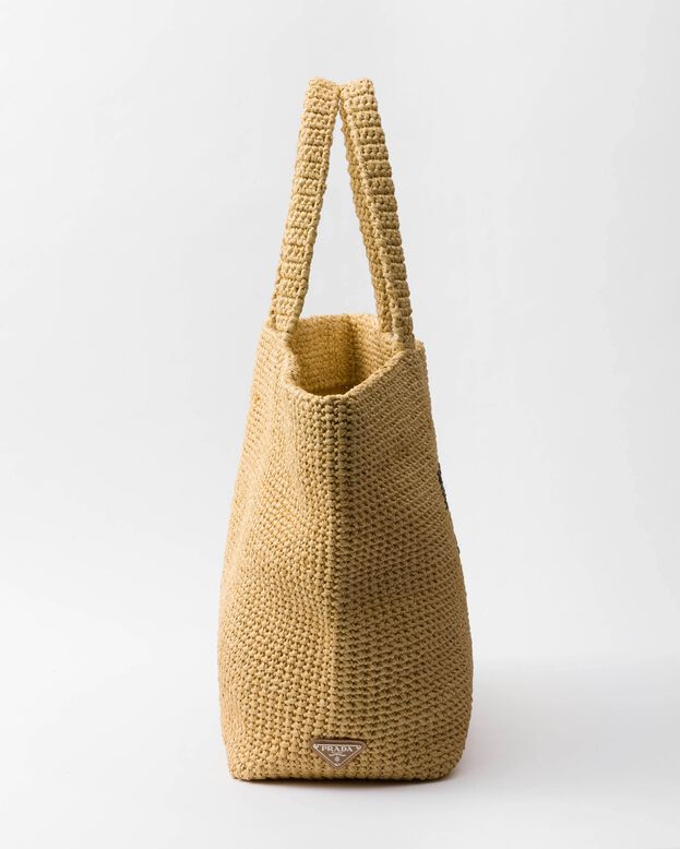 Crochet tote bag, , hi-res