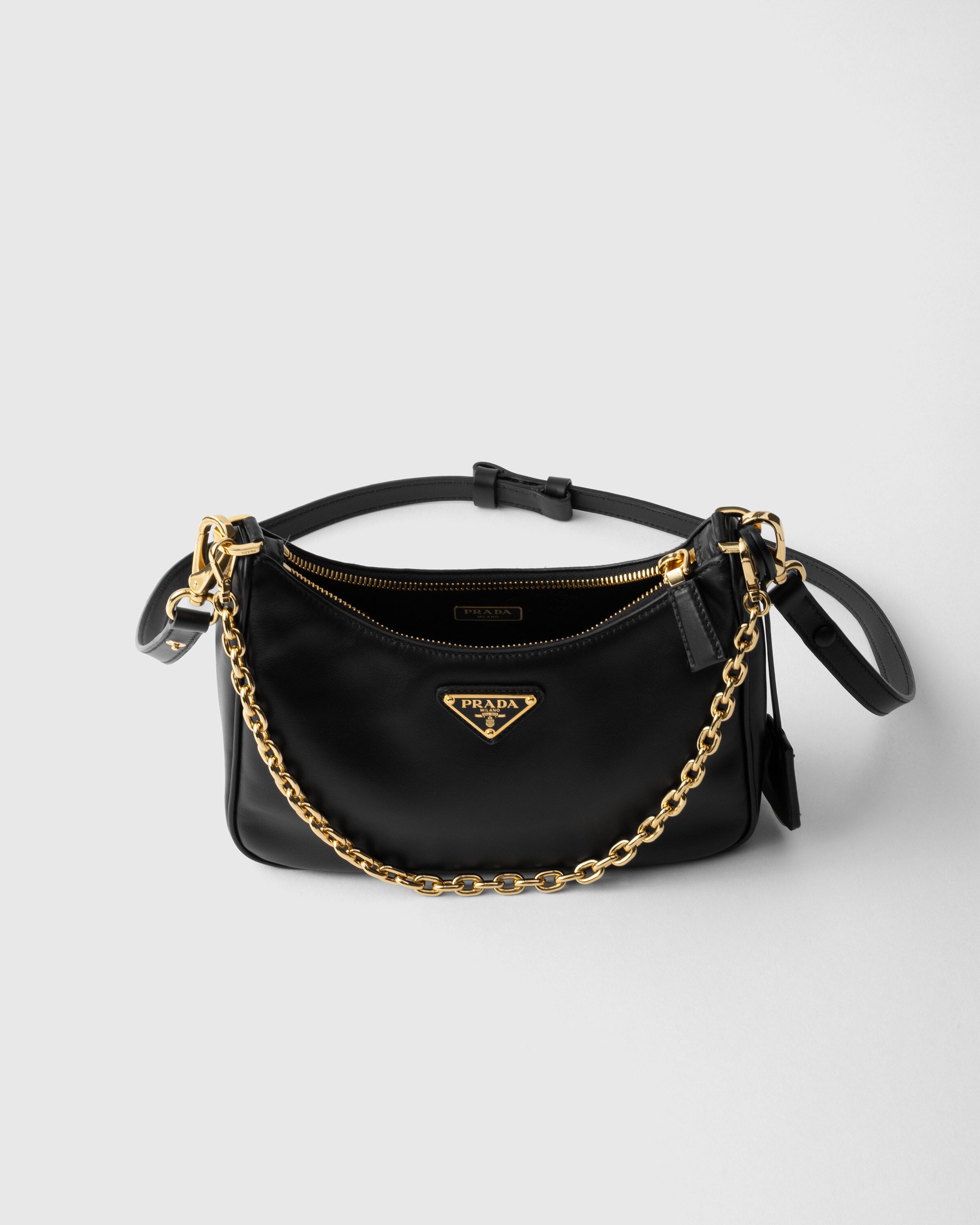 【PRADA】 Prada Reedition Leather Mini-Bag Prada Re-Edition leather mini bag - Black za 10 282,00 PLN