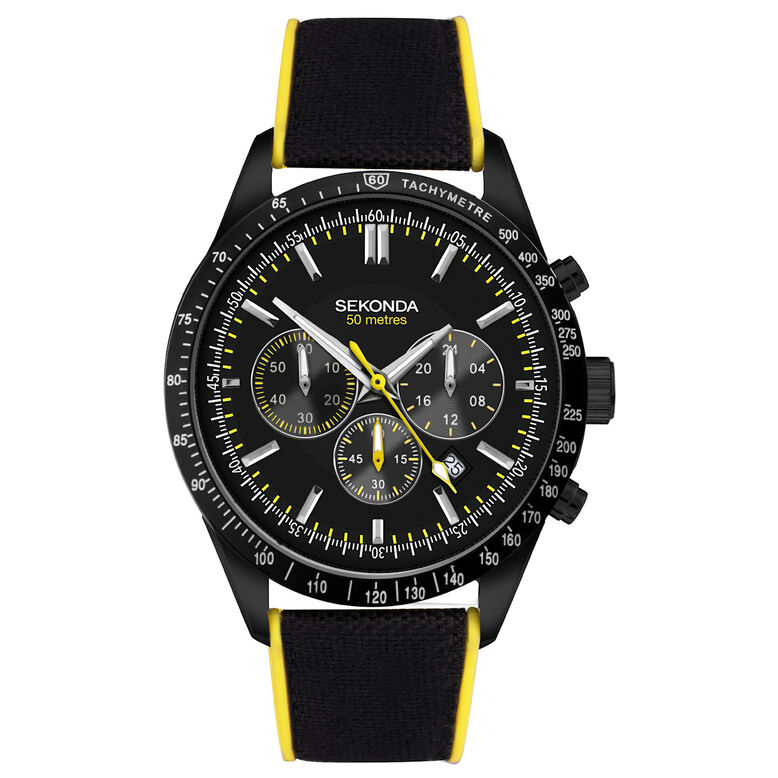 Athleisure Sport Velocity Watch - Black, , hi-res