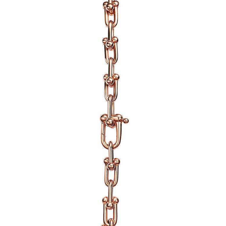 Tiffany HardWear Small Link Bracelet in Rose Gold - Size Medium, , hi-res