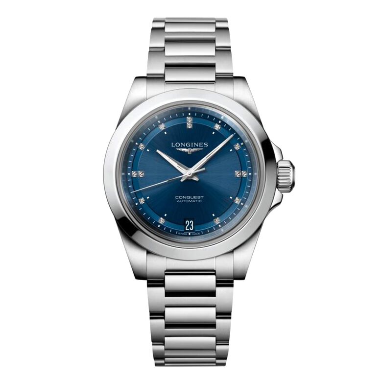 Conquest 34mm Ladies Watch Blue, , hi-res