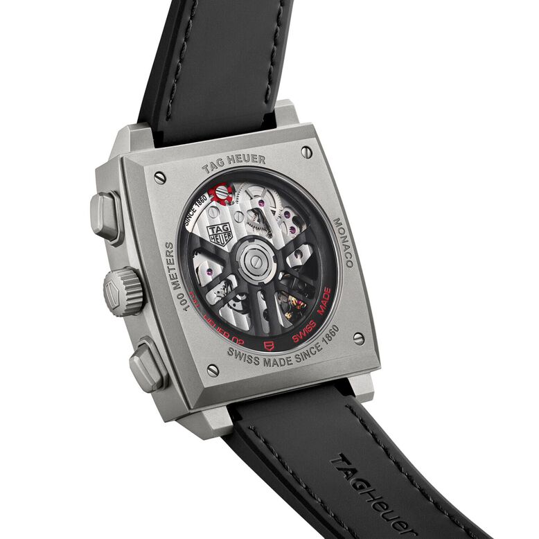 Monaco Chronograph 39mm Mens Watch Titanium Black, , hi-res
