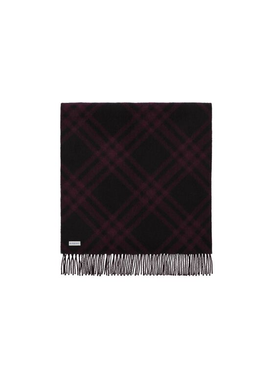 Check Alpaca Wool Scarf, , hi-res