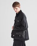 Re-Nylon and Saffiano leather shoulder bag, , hi-res