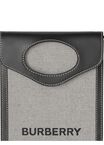 Two-tone Canvas and Leather Pocket Phone Case, , hi-res