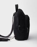 Re-Nylon and Saffiano leather backpack, , hi-res