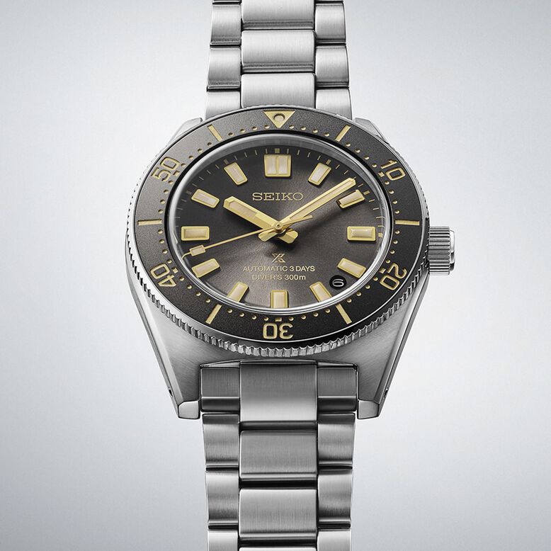 Prospex 1965 Revival Diver&#39;s 3-day 300m in Tide Grey - 100th Anniversary of Seiko Special Edition, , hi-res