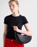 Prada Demi-lune large leather shoulder bag, , hi-res