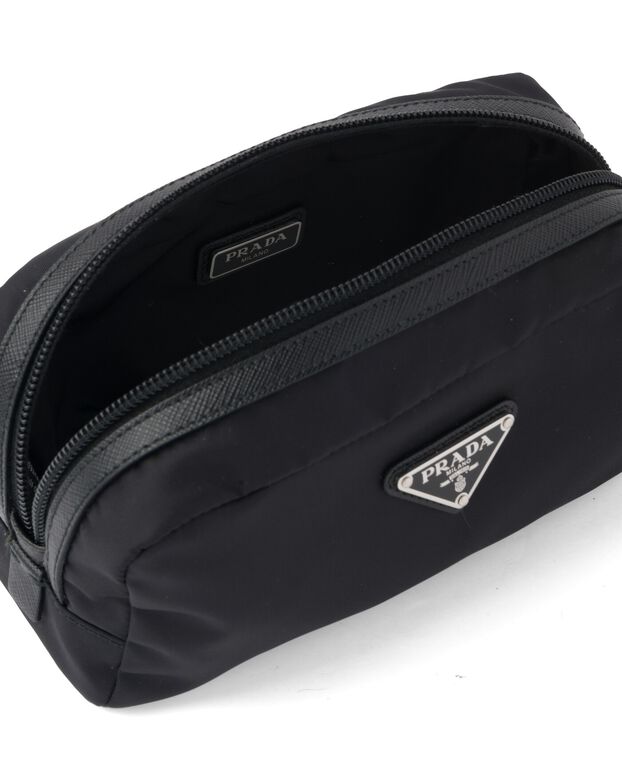 Re-Nylon and Saffiano necessaire, , hi-res
