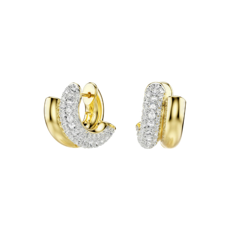 Dextera Mini White Gold Tone Earrings - SS Box, , hi-res