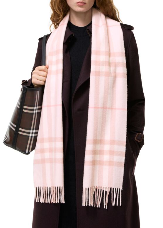 Check Cashmere Scarf, , hi-res