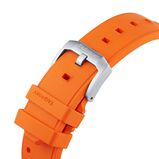 Formula 1 Chronograph 43mm Mens Watch Orange Rubber Strap, , hi-res