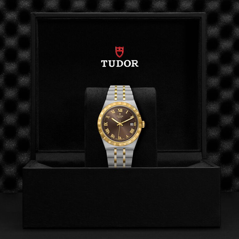Royal S&amp;G 38mm Steel Case Chocolate Brown Dial, , hi-res